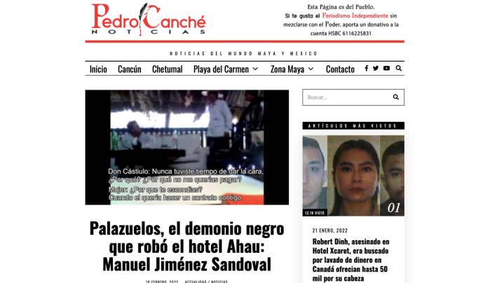 Pedro Canché Noticias 