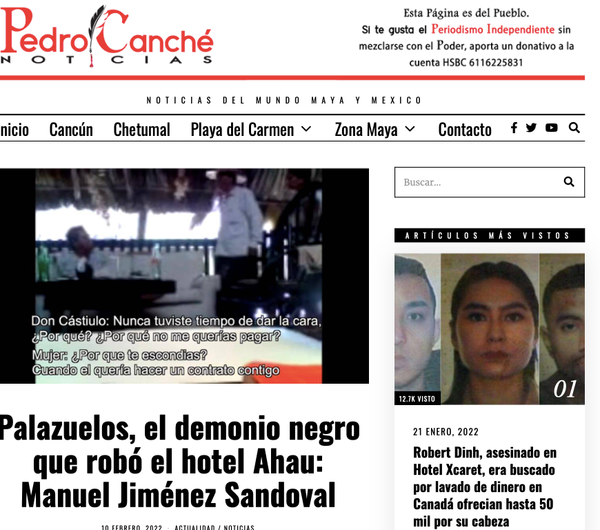 Pedro Canché Noticias