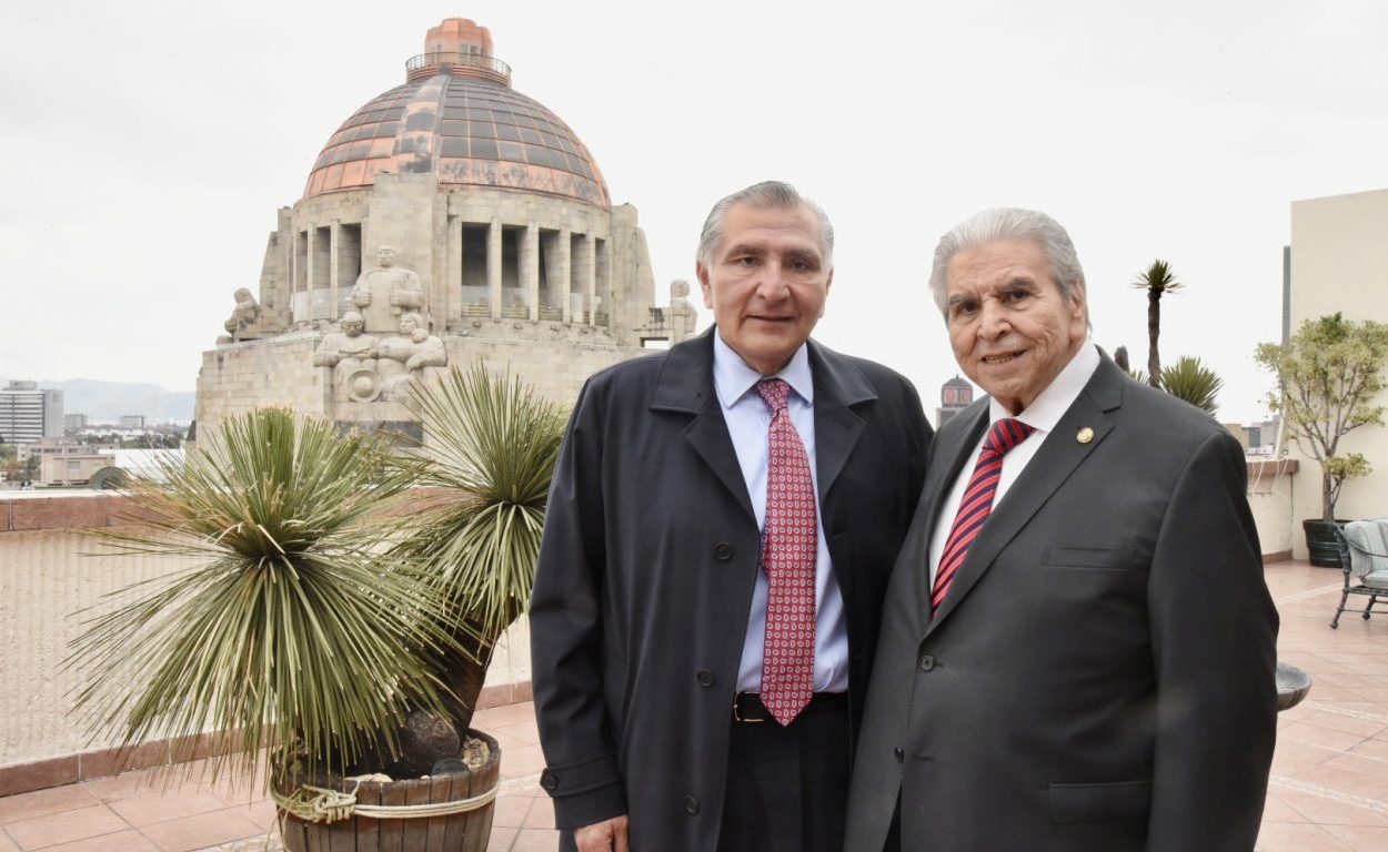 Adán Augusto López Hernández y Carlos Aceves del Olmo